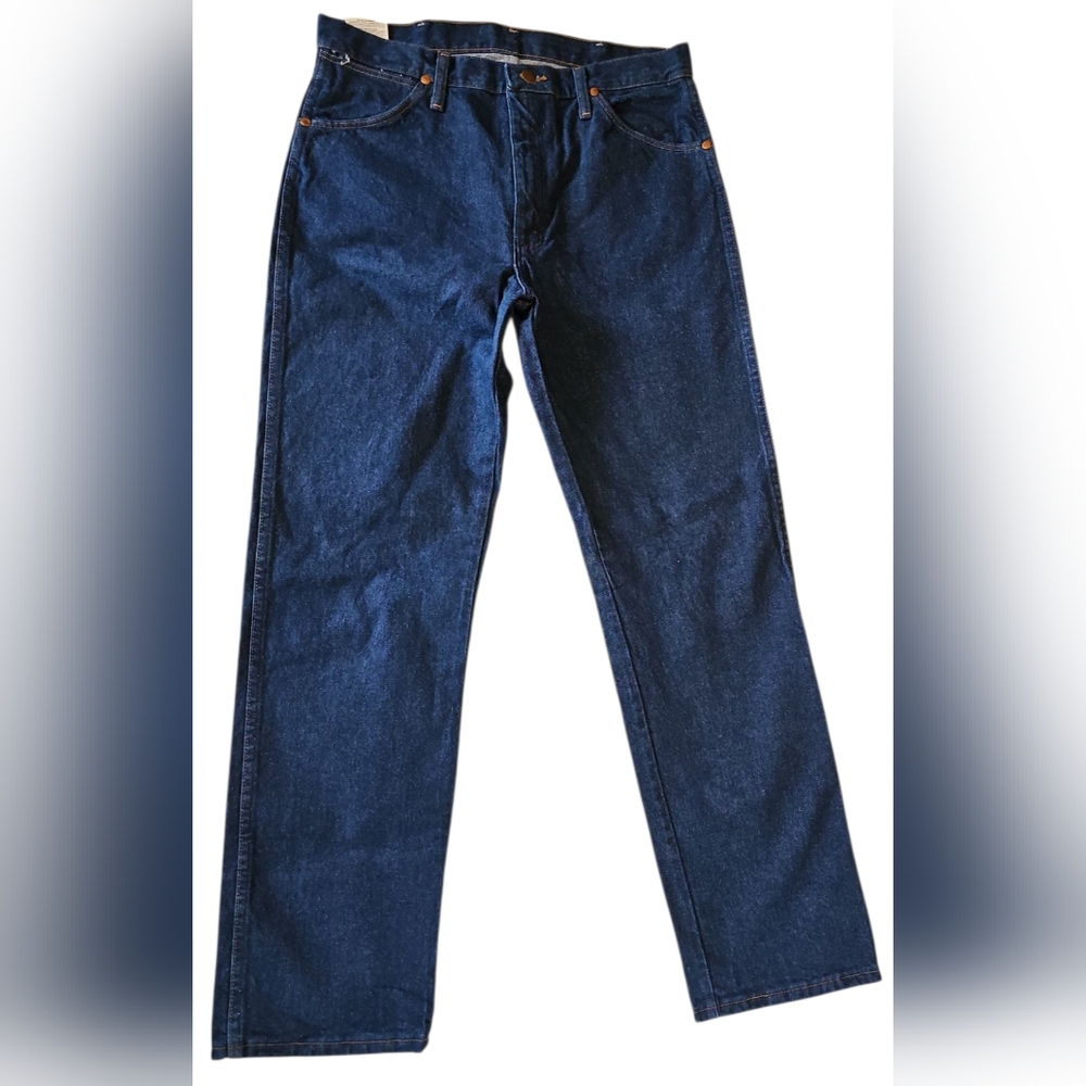 Wrangler Blue Straight-Leg Jeans Classic Style